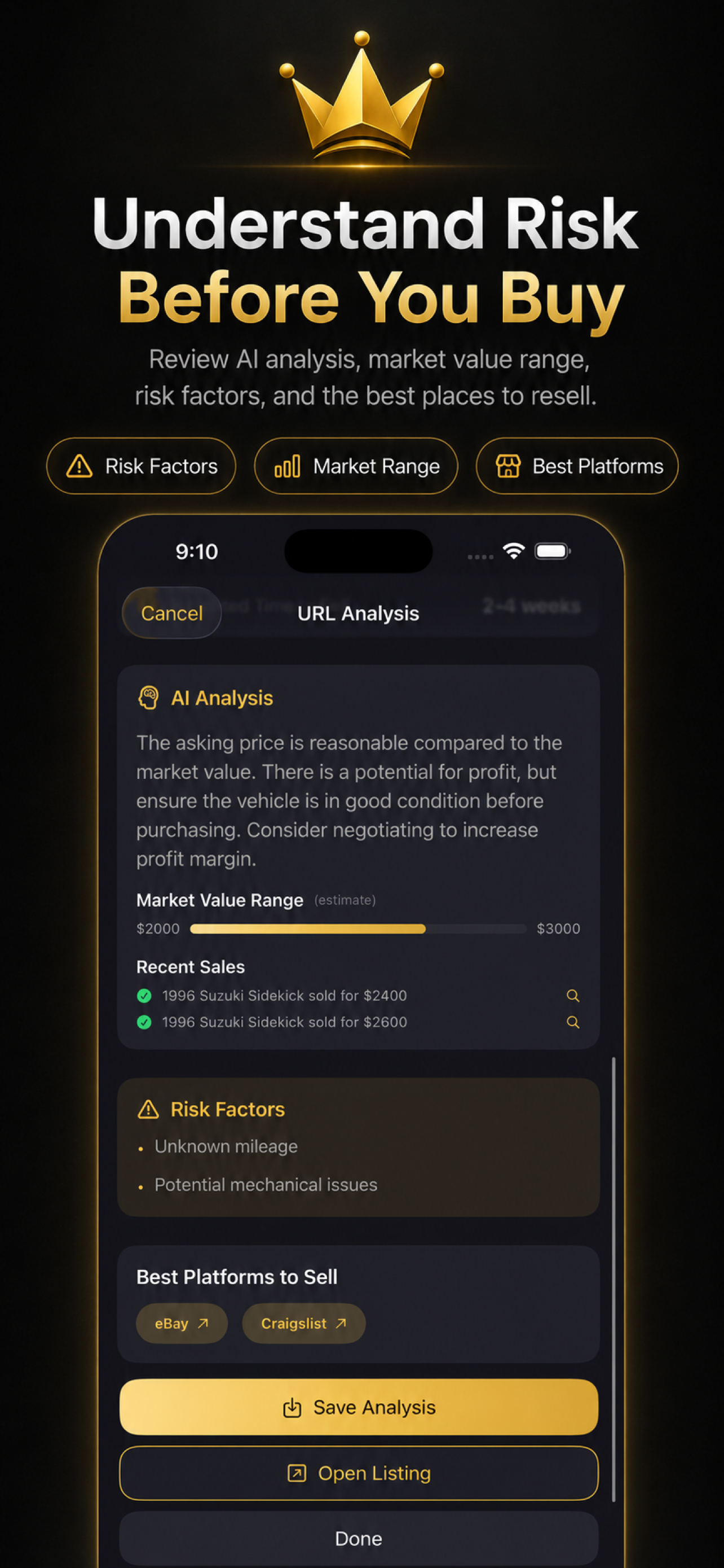 iFlipper: AI Resale Analyzer screenshot 4