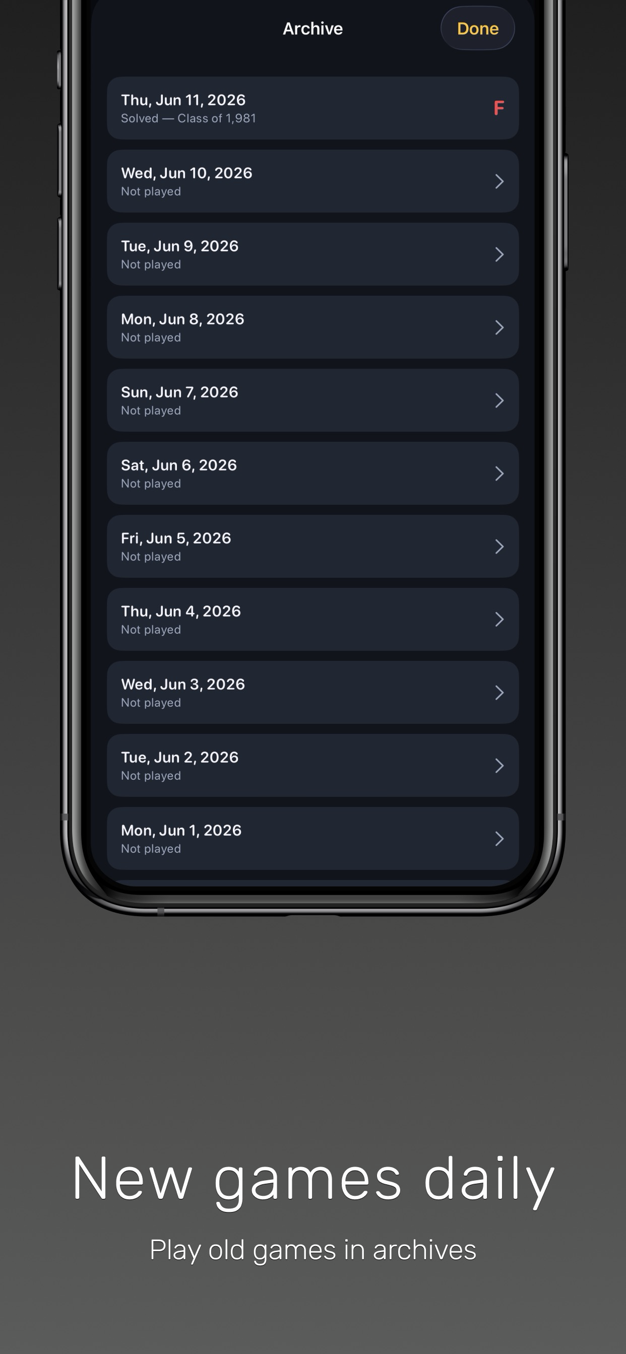 Yearly: Time Period Puzzle screenshot 4